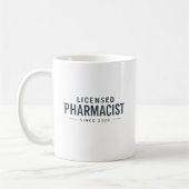 Licensed Pharmacist Since 2026 Professional Design Kaffeetasse (Links)