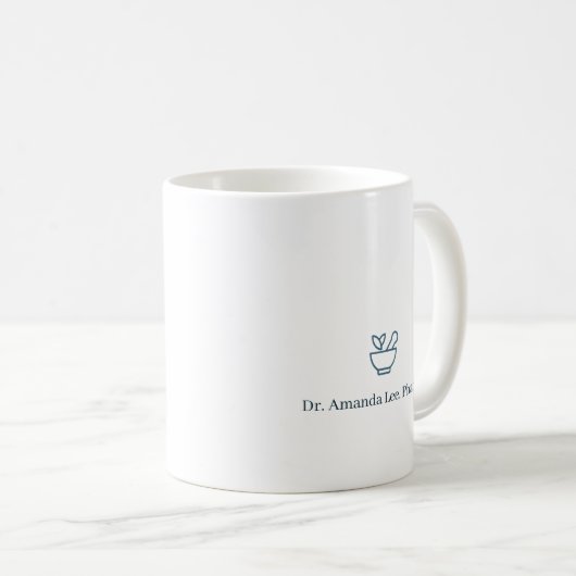 Licensed PharmD Professional Personalized Kaffeetasse (VorderseiteRechts)