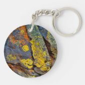 Lichen Covered Rocks Schlüsselanhänger (Rückseite)