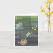 Lichen, die Qualle - Karte (Gelbe Blume)