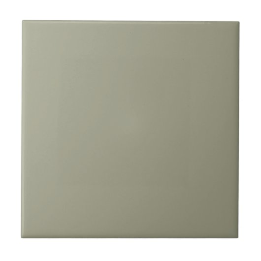 Lichen Green Solid Color Tile Fliese (Vorderseite)