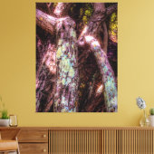 Lichen in getapplter Sonnenlicht Leinwanddruck (Insitu (Wohnzimmer))