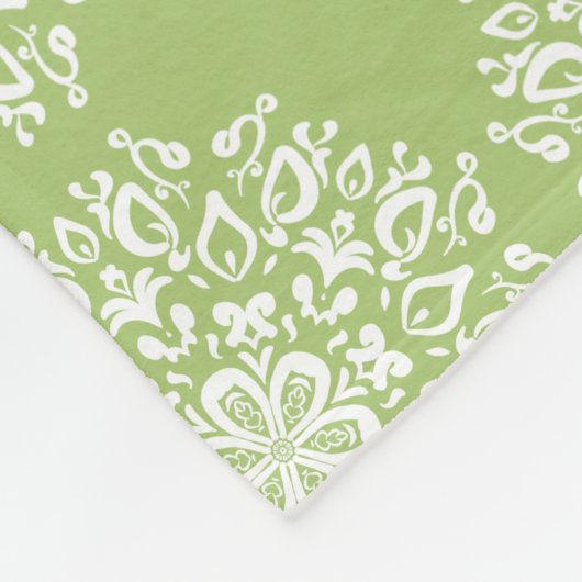 Lichen Mandala Fleecedecke (Ecke)