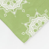 Lichen Mandala Fleecedecke (Ecke)