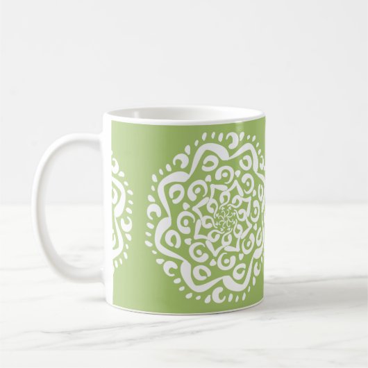 Lichen Mandala Kaffeetasse (Links)