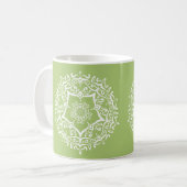 Lichen Mandala Kaffeetasse (Vorderseite Links)