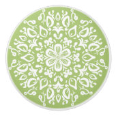 Lichen Mandala Keramikknauf (Vorderseite)