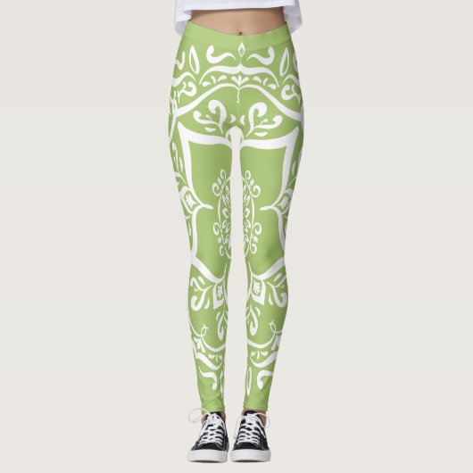 Lichen Mandala Leggings (Vorderseite)