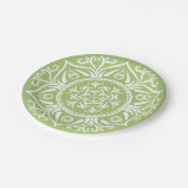Lichen Mandala Pappteller (Schrägansicht)