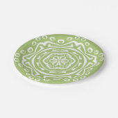 Lichen Mandala Pappteller (Schrägansicht)