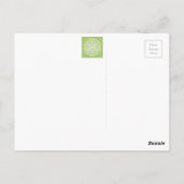 Lichen Mandala Postkarte (Rückseite)