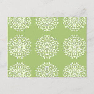 Lichen Mandala Postkarte