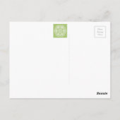 Lichen Mandala Postkarte (Rückseite)