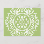 Lichen Mandala Postkarte (Vorderseite)