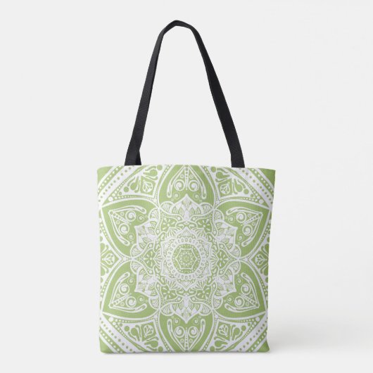 Lichen Mandala Tasche (Rückseite)