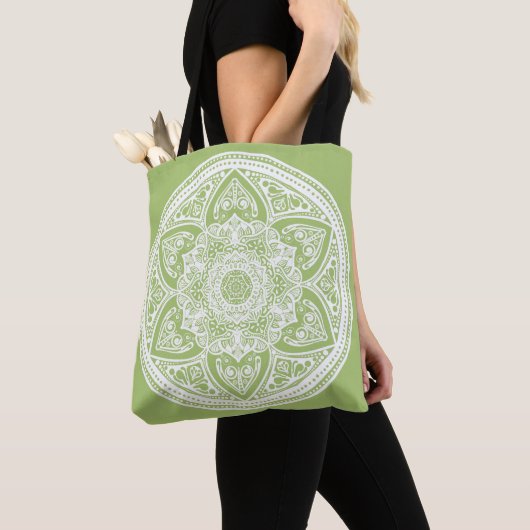 Lichen Mandala Tasche (Von Nahem)