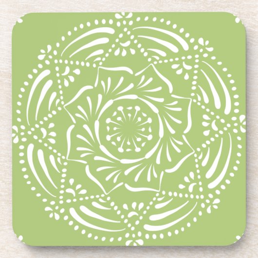 Lichen Mandala Untersetzer (Vorderseite)