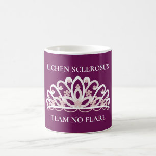 Lichen Sclerosus Awareness "Team No Flare" Tasse