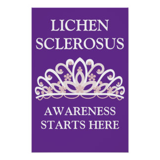 Lichen Sclerosus "Bewusstsein beginnt hier" Poster