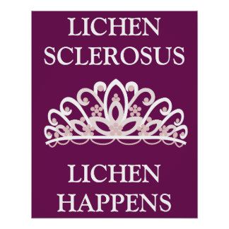 Lichen Sclerosus-Bewusstseinskampagne "Lichen pass Poster