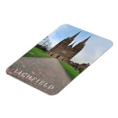 Lichfield Cathedral View Kühlschrankmagnet Magnet (Linke Seite)