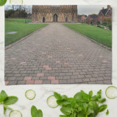 Lichfield Cathedral View Teetuch Geschirrtuch (Gefaltet)