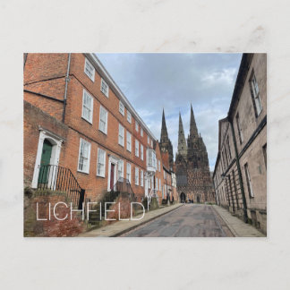 Lichfield Holiday Postcard Feiertagspostkarte