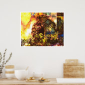 Licht Abstrakt 7: Gesegnetes Leben Poster (Küche)