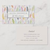 Licht als Feather Business Cards Visitenkarte (Vorne/Hinten)