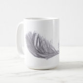 Licht als Feder Kaffeetasse (Vorderseite Links)