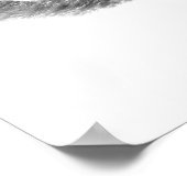 Licht als Feder Poster (Ecke)