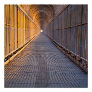 Licht am Ende 20" x 20", Poster (Halbschall)