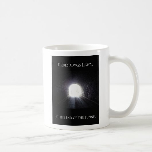 Licht am Ende der Tunnel-Kaffeetasse Kaffeetasse (Rechts)