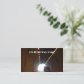 Licht am Ende der Tunnelbetriebskarten Visitenkarte (Stehend Vorderseite)