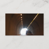 Licht am Ende der Tunnelbetriebskarten Visitenkarte (Rückseite)