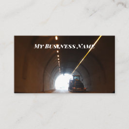 Licht am Ende der Tunnelbetriebskarten Visitenkarte
