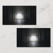 Licht am Ende des Sporttunnels Visitenkarte (Vorne/Hinten)