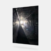 Licht am Ende des Todestunnels Acrylschild (Winkel)