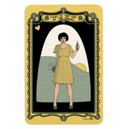 Licht am Ende des Tunnels_A_4x6-Kühlschranks Magnet