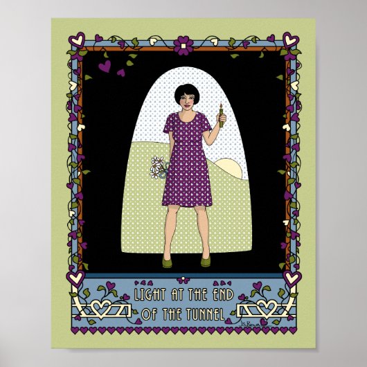 Licht am Ende des Tunnels_A_8x10-Posters Poster (Vorne)