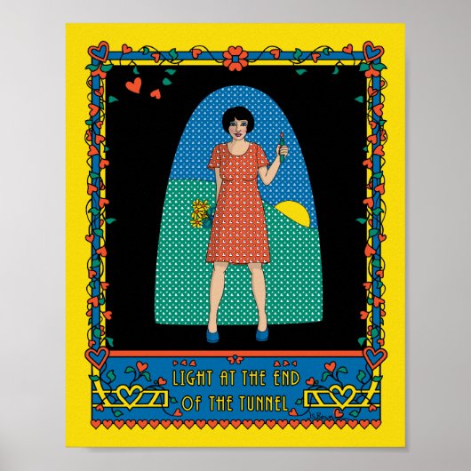 Licht am Ende des Tunnels_B_8x10-Posters Poster (Vorne)