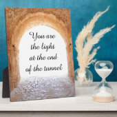 Licht am Ende des Tunnels Fotoplatte (Seite)