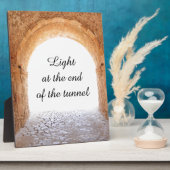 Licht am Ende des Tunnels Fotoplatte (Seite)