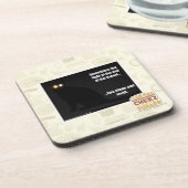 Licht am Ende des Tunnels Getränkeuntersetzer (Linke Seite)