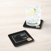 Licht am Ende des Tunnels Getränkeuntersetzer (Rechte Seite)