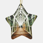 "Licht am Ende des Tunnels " Keramikornament (Links)