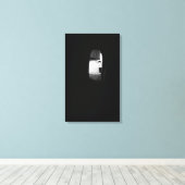 Licht am Ende des Tunnels Leinwanddruck (Insitu (Holzboden))
