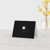 Licht am Ende des Tunnels - notecard Karte (Gelbe Blume)