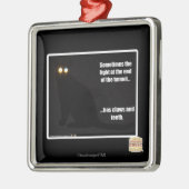 Licht am Ende des Tunnels Ornament Aus Metall (Links)