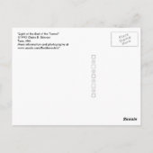 Licht am Ende des Tunnels Postkarte (Rückseite)